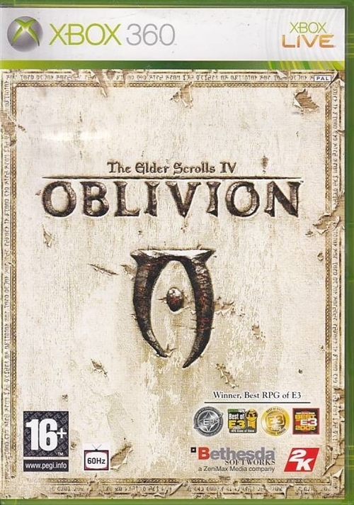 The Elder Scrolls IV Oblivion - XBOX Live - XBOX 360 (B Grade) (Genbrug)